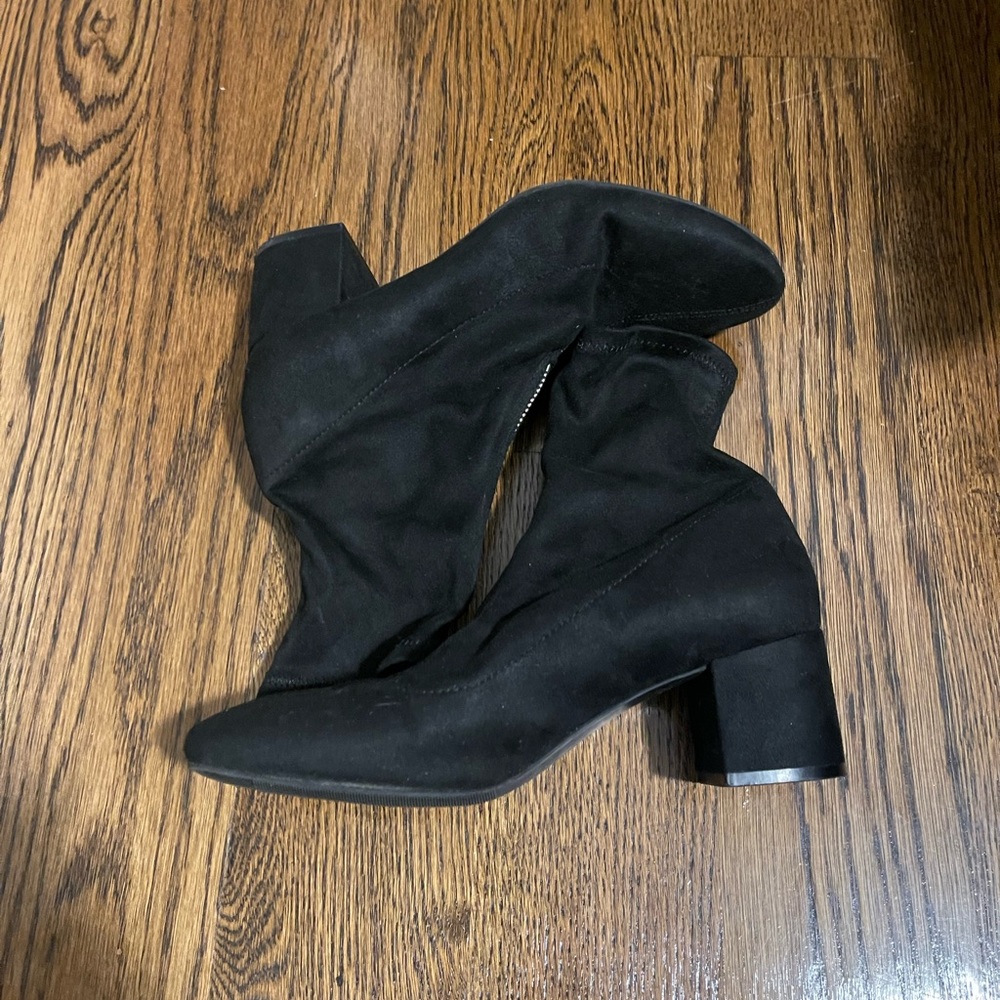 Black Suede Boots